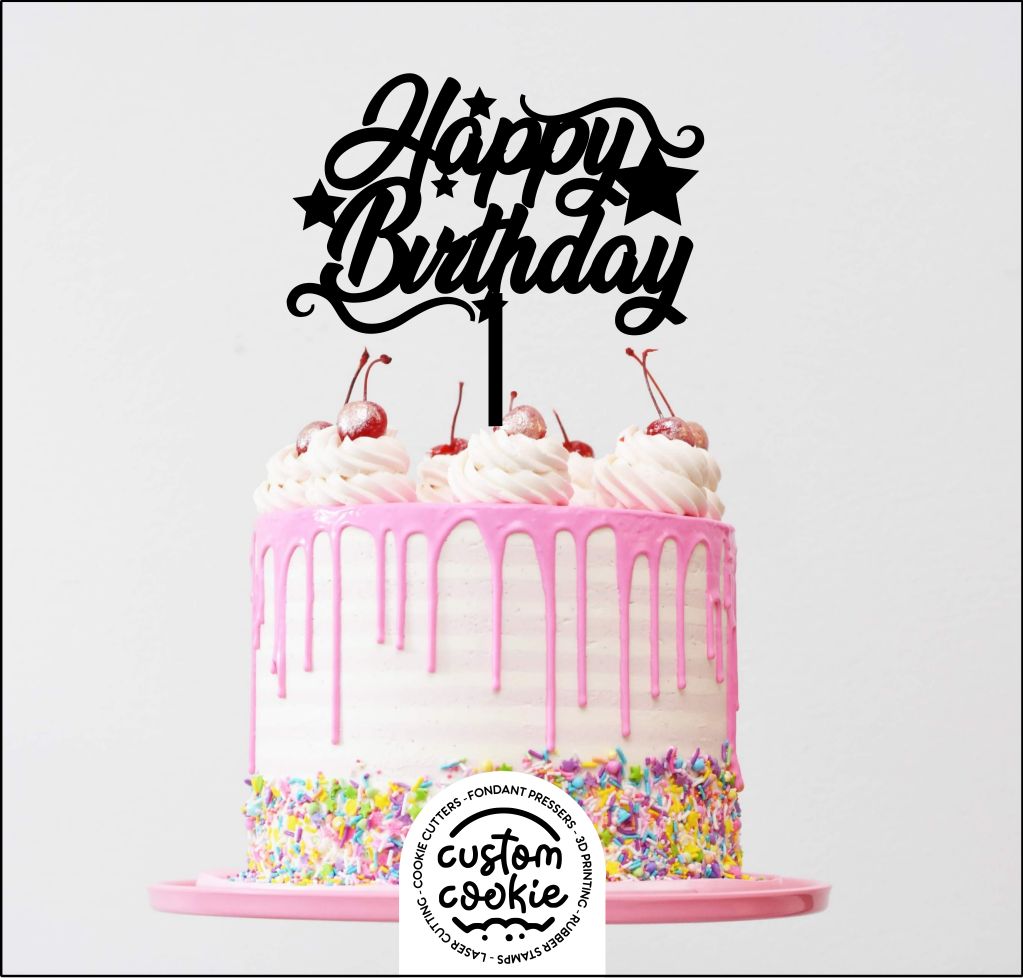 Cake Topper - Happy Birthday 5