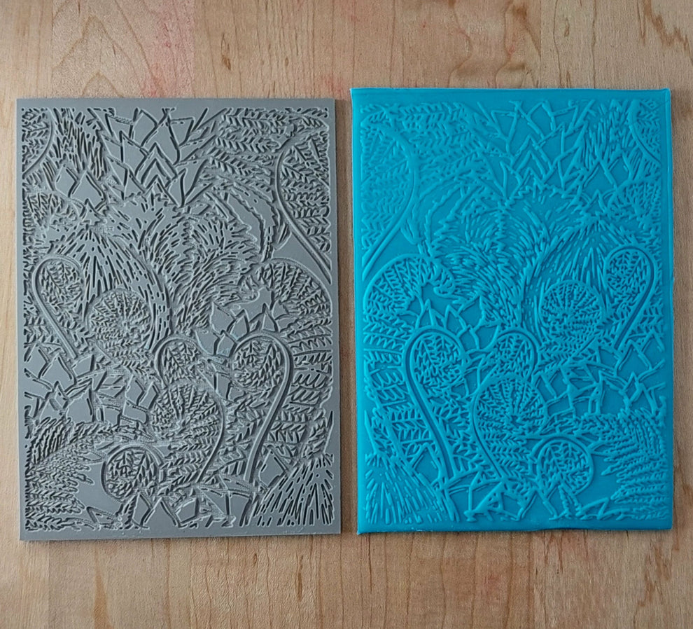 FT008 - Flexi Texture Jungle Fern – Custom Cookie