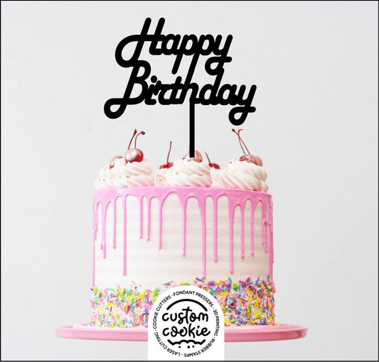 Cake Topper - Happy Birthday 10