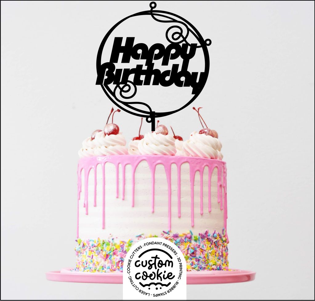 Cake Topper - Happy Birthday 11