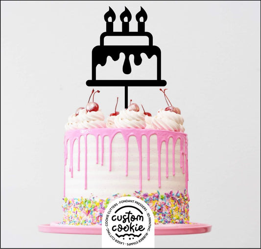 Cake Topper - Happy Birthday 12