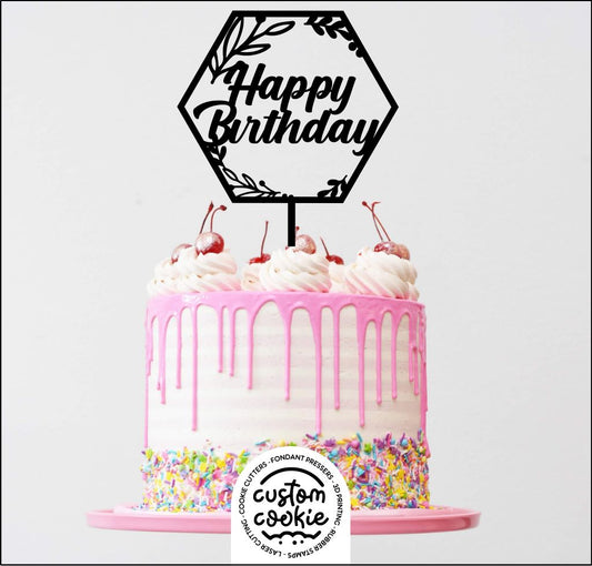 Cake Topper - Happy Birthday 6