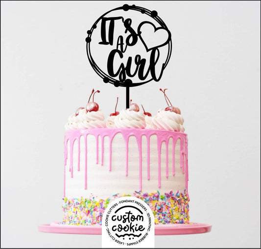 Cake Topper - It's a Girl