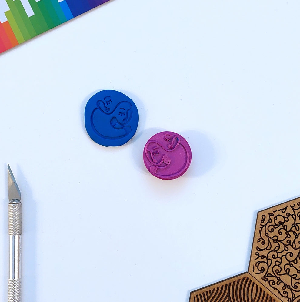 Polymer Stamp Hug - PS055 – Custom Cookie